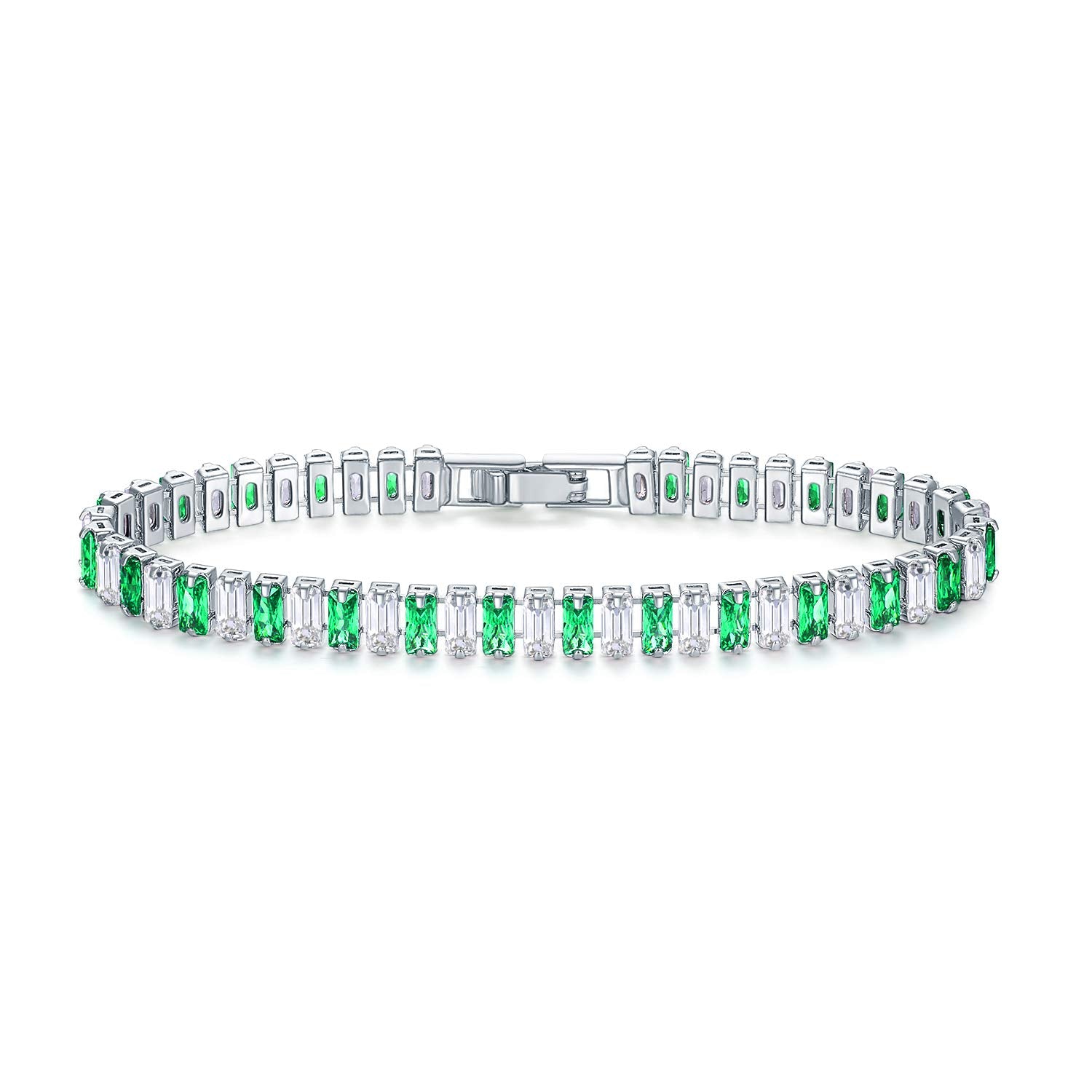 CiNily Adjustable Tennis Bracelets for Women Teen Cubic Zirconia Bracelet