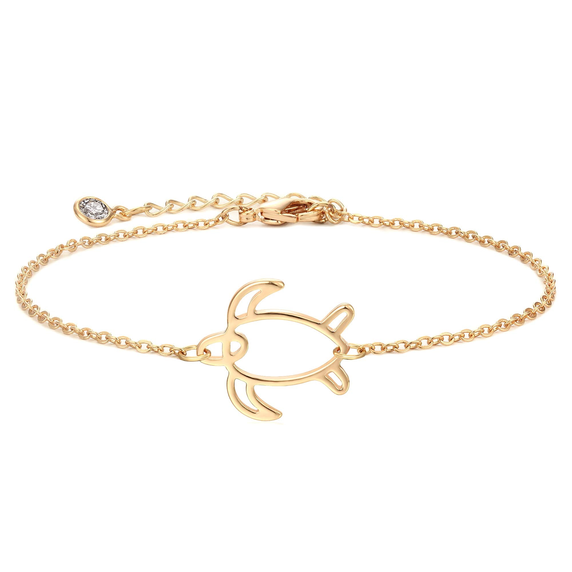 MEVECCO Dainty Chain Bracelets for Women, Layered and Charm Styles